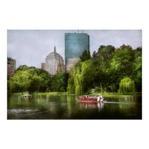 City - Boston Ma - Boston public garden Poster