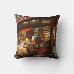 City - Boston Ma - Fresh meats and Fruit Cushion