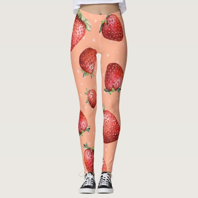 City Building: Colourful Urban Pattern Leggings (Front)