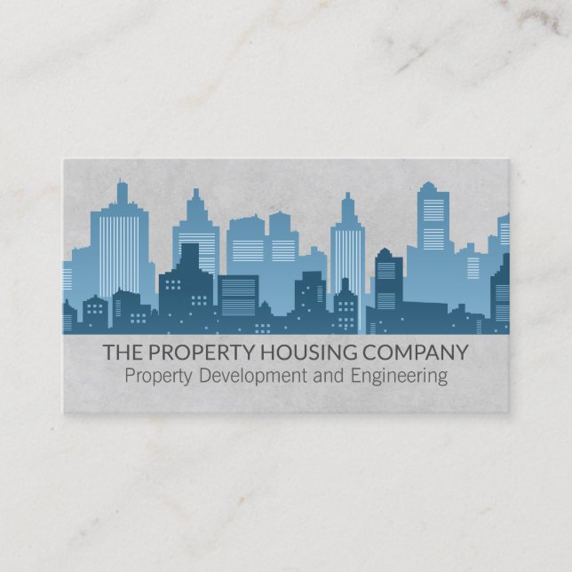 City Buildings | Downtown Business Card (Front)