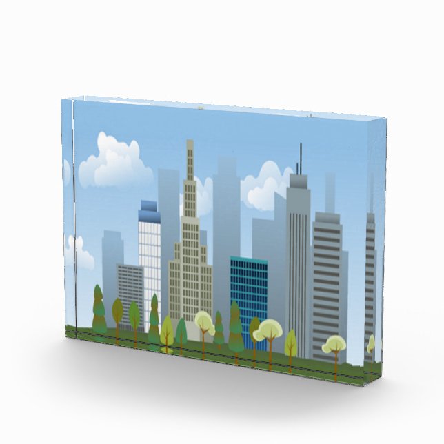City buildings photo block (Right)