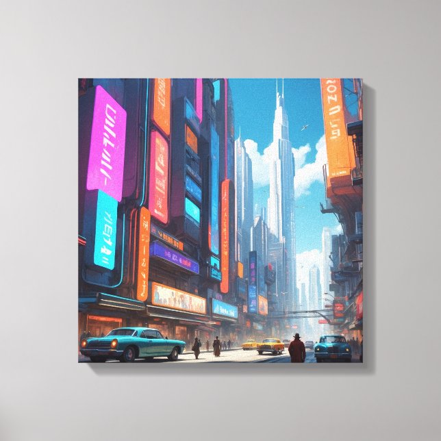 City canvas  print (Front)