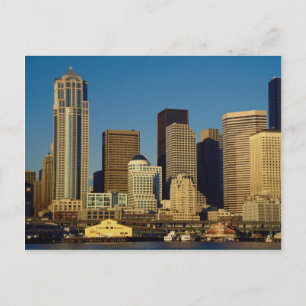 City Centre Skyline, Seattle, Washington, U.S.A., Postcard