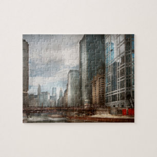 City - Chicago, IL -  Building a new city Jigsaw Puzzle