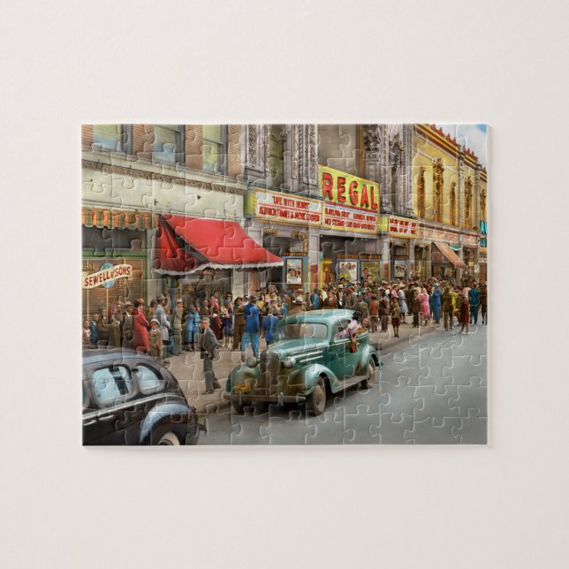 City - Chicago, IL - Entertaining Chicago 1941 Jigsaw Puzzle (Horizontal)
