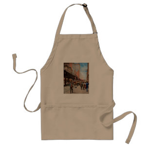 City - Chicago, IL - Historic Wabash Ave 1907 Standard Apron