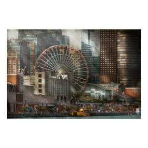 City - Chicago, IL - Pier Pressure Poster