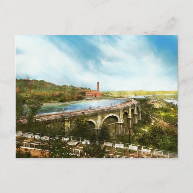 City Cincinnati OH - The cities water supply 1901 Postcard (Front)