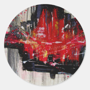 city classic round sticker