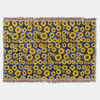 City Daisy Throw Blanket