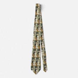 City Dance by Pierre Renoir, Vintage Fine Art Tie