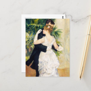 City Dance, Dance in Town by Pierre Auguste Renoir Postcard