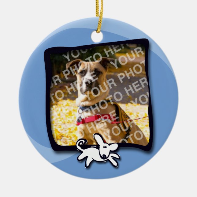City Dogs Rescue Ceramic Tree Decoration (Front)