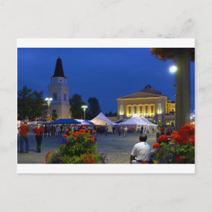 City festival postcard