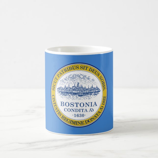 City Flag of Boston (Massachusetts) Coffee Mug (Center)