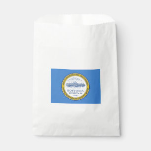 City Flag of Boston (Massachusetts) Favour Bags