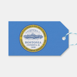 City Flag of Boston (Massachusetts) Gift Tags