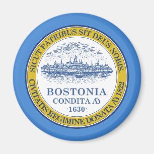 City Flag of Boston (Massachusetts) Magnet