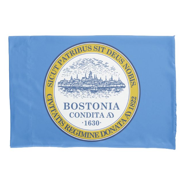 City Flag of Boston (Massachusetts) Pillowcase (Front)