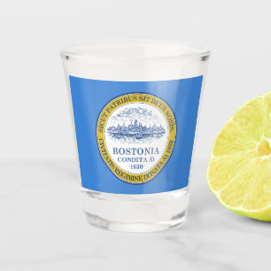 City Flag of Boston (Massachusetts) Shot Glass