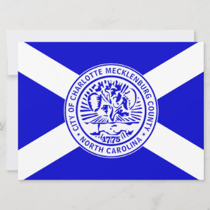 City Flag of Charlotte (North Carolina) Card