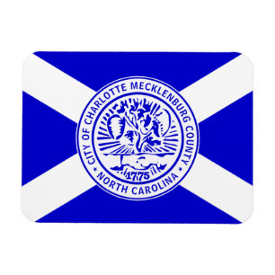 City Flag of Charlotte (North Carolina) Magnet