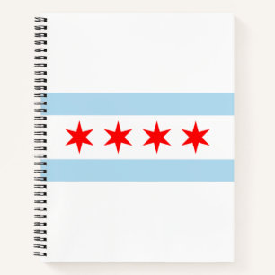 City Flag of Chicago (Illinois) Notebook
