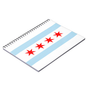 City Flag of Chicago (Illinois) Notebook