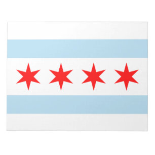 City Flag of Chicago (Illinois) Notepad