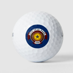 City Flag of El Paso (Texas) Golf Balls