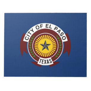 City Flag of El Paso (Texas) Notepad