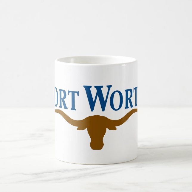 City Flag of Fort Worth (Texas) Coffee Mug (Center)
