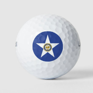City Flag of Houston (Texas) Golf Balls