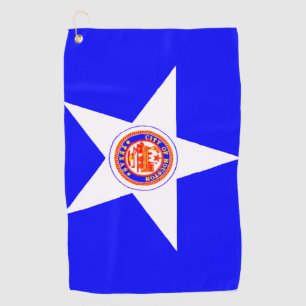 City Flag of Houston, Texas Golf Towel