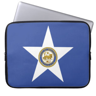 City Flag of Houston (Texas) Laptop Sleeve
