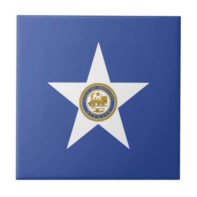 City Flag of Houston (Texas) Tile (Front)