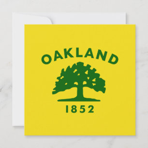City Flag of Oakland (California) Card