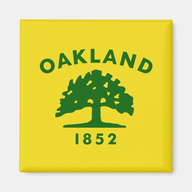 City Flag of Oakland (California) Magnet (Front)