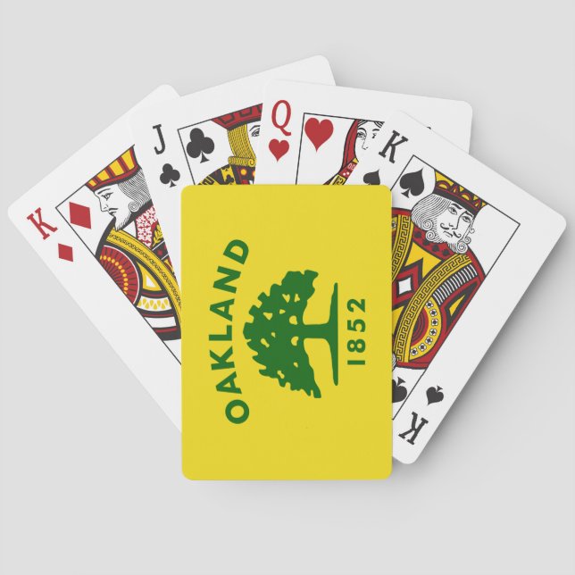 City Flag of Oakland (California) Playing Cards (Back)