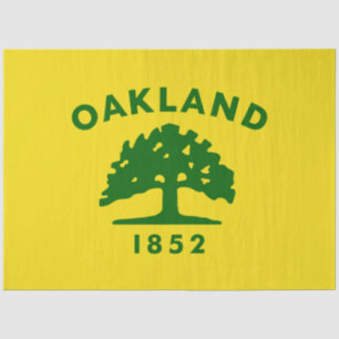 City Flag of Oakland (California) Tissue Paper
