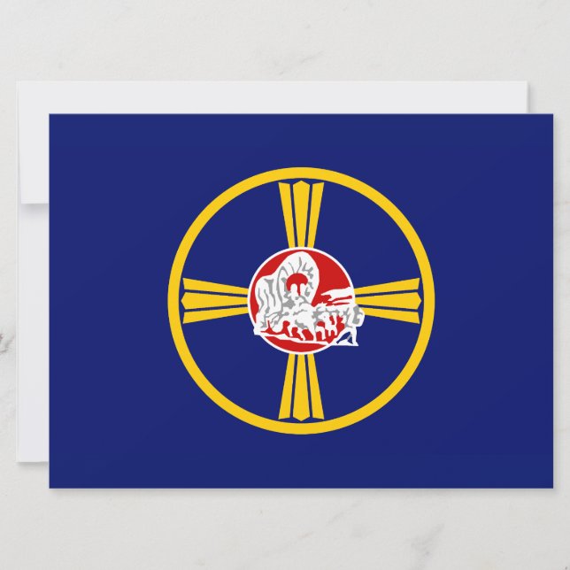 City Flag of Omaha (Nebraska) Card (Front)