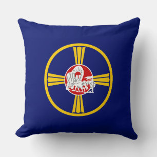 City Flag of Omaha (Nebraska) Cushion