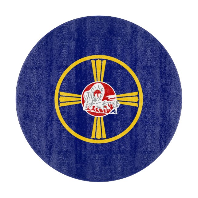 City Flag of Omaha (Nebraska) Cutting Board (Front)