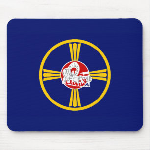 City Flag of Omaha (Nebraska) Mouse Pad