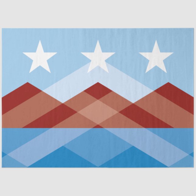 City Flag of Peoria (Arizona) Tissue Paper (Front)