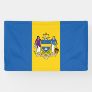 City Flag of Philadelphia (Pennsylvania) Banner