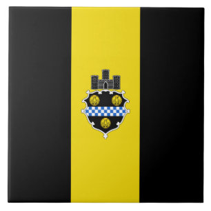 City Flag of Pittsburgh (Pennsylvania) Tile