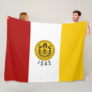 City Flag of San Diego (California) Fleece Blanket
