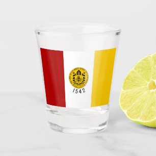 City Flag of San Diego (California) Shot Glass