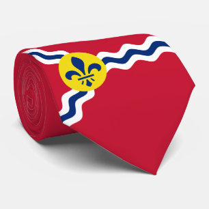 City Flag of St Louis (Missouri) Neck Tie